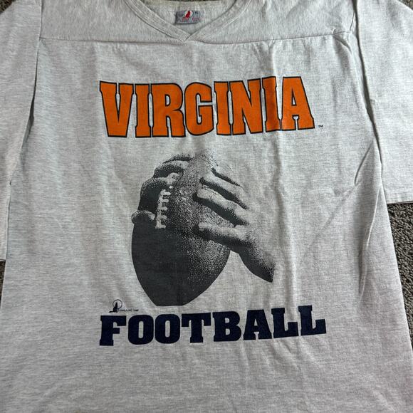 VTG Virginia Cavaliers H Wolf & Sons Shirt Mens XL Football Single Stitch 90s - Picture 2 of 16